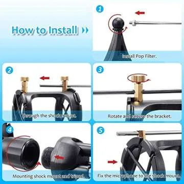 High-Quality EIVOTOR Recording Microphone for Podcasting