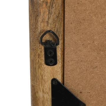 Stunning Creative Co-Op Oval Wall Mirror in Mango Wood