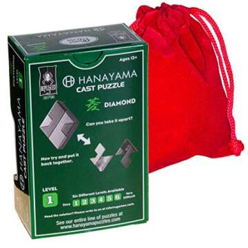 Diamond Hanayama Brain Teaser Puzzle for Ages 13+
