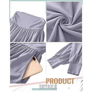 Ficerd 3 Pack Women's Cozy High Waisted Joggers