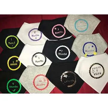 Maiwa Bandana Snap Drool Bibs for Babies 12 Pack