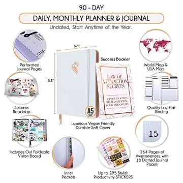 Freedom Mastery Financial and Goal Setting Planner 2023, Financial, A Self Care Journal to Productivity and Success, Monthly, Effective Budget, Minute Habit Tracker