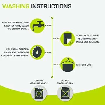 ProsourceFit Acupressure Mat and Pillow Set for Pain Relief