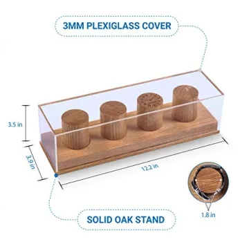 Elegant AKAMOS Rustic Oak Watch Box for Stylish Displays