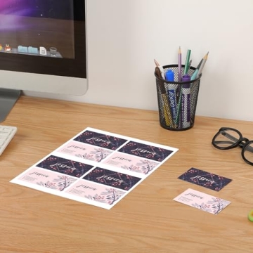 CreGear 25 Sheets White Cardstock for Crafting & Printing