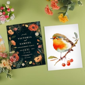 CreGear 25 Sheets White Cardstock for Crafting & Printing