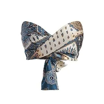 ZAFUL Women's Bohemian Bandana Top Criss Cross Sexy Tops Boho Halter Wrap Crop Top