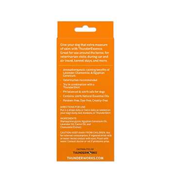 ThunderEssence Dog Calming Essential Oils, 0.5 FL OZ Drop