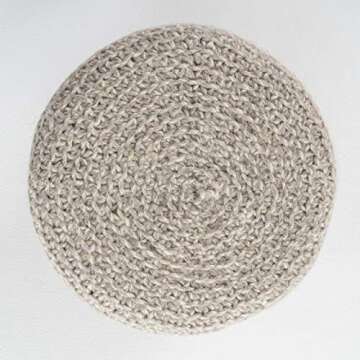 Christopher Knight Home Montana Fabric Stool, Grey