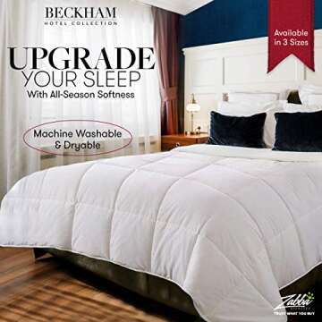 Beckham Luxury Linens King/California King Size Comforter - 1600 Series Down Alternative Home Beddin...