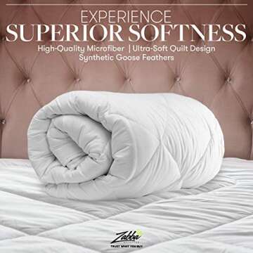 Beckham Luxury Linens King/California King Size Comforter - 1600 Series Down Alternative Home Bedding & Duvet Insert - Slate Gray