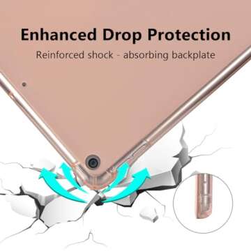 Cute Cherry Printed iPad Case with Pencil Holder