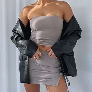 Women's Sexy 2 Piece Summer Outfits Stylish Y2K Design