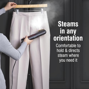 CHI Steam Handheld Garment Steamer for Quick Travel Wrinkle Removal