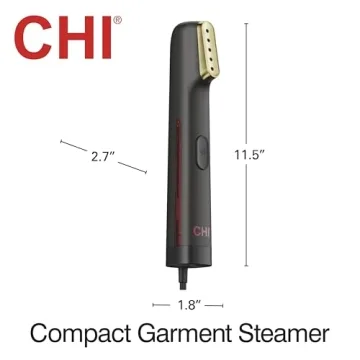 CHI Steam Handheld Garment Steamer for Quick Travel Wrinkle Removal