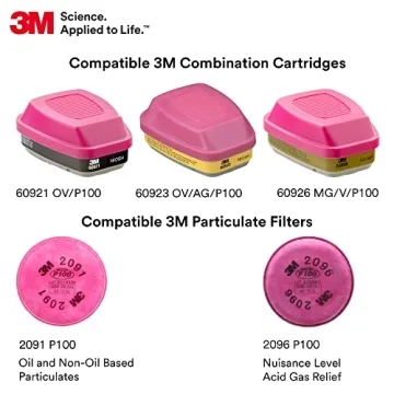 3M Reusable Facepiece Respirator 6900 for Protection