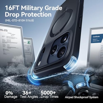 CASEKOO iPhone 17 Pro Max Case with Invisible Stand