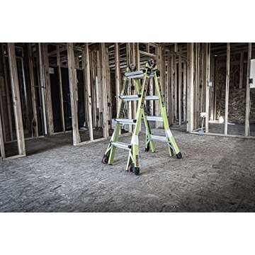 Little Giant Ladder Systems Dark Horse 2.0, M17, 17ft, Multi-Position Ladder, Fiberglass, Type 1A, 300 lbs Weight Rating, (16117-001)