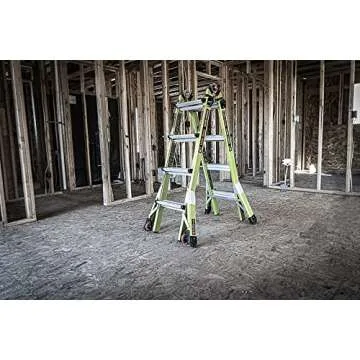 Little Giant Ladder Systems Dark Horse 2.0, M17, 17ft, Multi-Position Ladder, Fiberglass, Type 1A, 300 lbs Weight Rating, (16117-001)