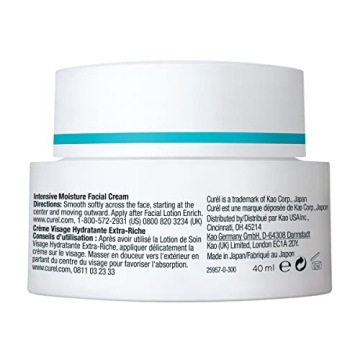 Curel Intensive Face Moisturizer Hydrating Cream 1.4 Oz