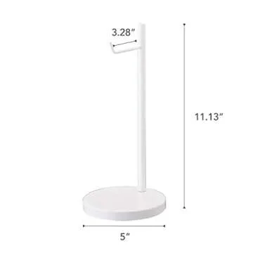 Yamazaki Home Office Desk Headphone Stand - Headset Holder - Round Base, Round, Steel