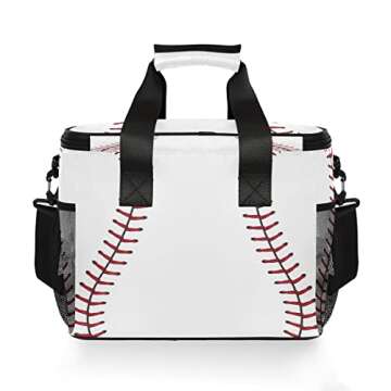 AUUXVA Insulated Cooler Lunch Bag - Large 15L Capacity, Leakproof Design for Outdoor Fun