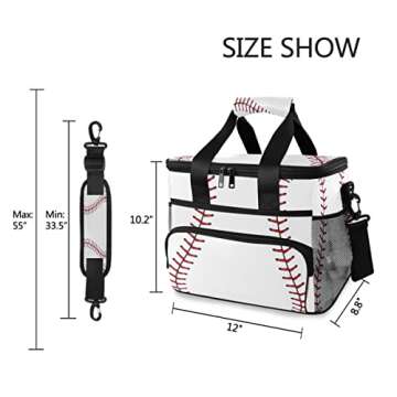 AUUXVA Insulated Cooler Lunch Bag - Large & Leakproof