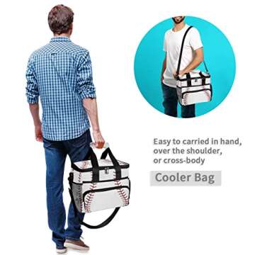 AUUXVA Insulated Cooler Lunch Bag - Large & Leakproof