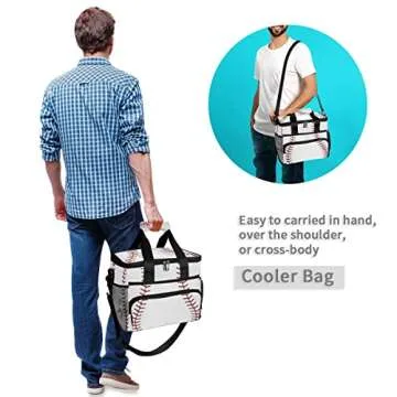 AUUXVA Insulated Cooler Lunch Bag - Large & Leakproof