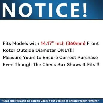 Detroit Axle Front Brake Kit for Chrysler 300 Dodge Challenger