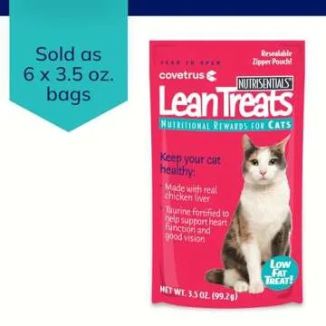 Covetrus Nutrisential Lean Treats for Cats - Soft Low-Fat Chicken Flavor