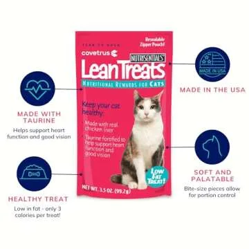 Nutrisential Lean Treats for Cats - Soft, Low-Fat, Delicious