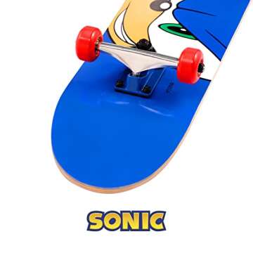 Sakar Sonic the Hedgehog Skateboard for Kids and Teens