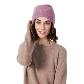 Style Republic 100% Pure Cashmere Long Sleeve Crew Neck Sweater for Women