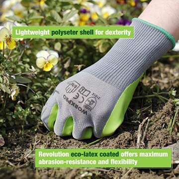 WORKPRO Garden Gloves - Eco-Friendly & Durable 6 Pairs