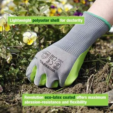 WORKPRO Garden Gloves - Eco-Friendly & Durable 6 Pairs