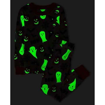 Sibling Matching Halloween Pajamas - Ghosts & Pumpkins