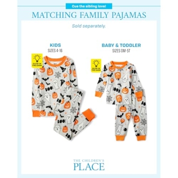 Sibling Matching Halloween Pajamas - Ghosts & Pumpkins