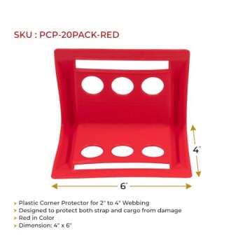 Mytee 20-Piece Flatbed Edge Protectors for Secure Cargo Handling