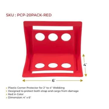 Mytee 20-Piece Flatbed Edge Protectors for Secure Cargo Handling