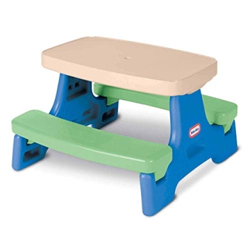 Durable Little Tikes Easy Store Jr. Picnic Table for Kids