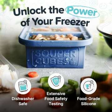 Souper Cubes Silicone Freezer Trays - Perfect Meal Prep Solution