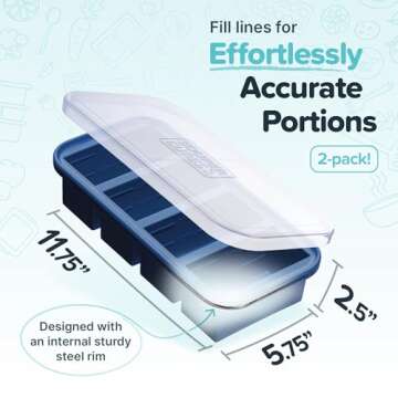 Souper Cubes Silicone Freezer Trays - Perfect Meal Prep Solution