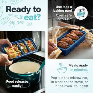 Souper Cubes Silicone Freezer Trays - Perfect Meal Prep Solution