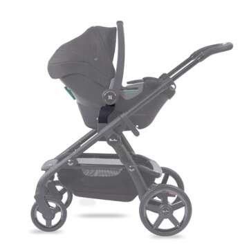 Silver Cross Wave Upper Main Car Seat Adapters - Quickly and Easily Attachable Adapters Compatible w...