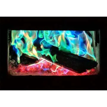 Mystical Fire Color Changing Packets Fire Pits Campfire Long-Lasting Enchanted Multi-Color Magical Family Fun for Indoor Fireplace or Outdoor Use 0.882 Ounces 25 Pack