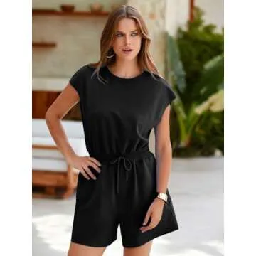 Glamaker Women's Trendy Summer Rompers for Stylish Comfort