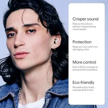 Loop Experience 2 Plus Ear Plugs – Stylish Certified Hearing Protection for Concerts & Festivals, ...