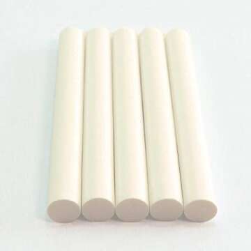 Surebonder FS-12 Fabric Hot Glue Sticks, Strong Bonding Fabric Glue, Machine Washable, Full Size 4-Inch Length - 12 Pack, - Made in USA , White