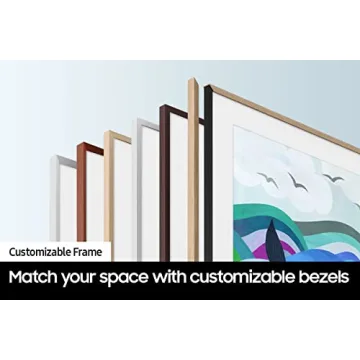 SAMSUNG 55-Inch Class QLED 4K The Frame LS03B Series, Quantum HDR, Art Mode, Anti-Reflection Matte Display, Slim Fit Wall Mount Included, Smart TV w/ Alexa Built-In (QN55LS03BAFXZA)